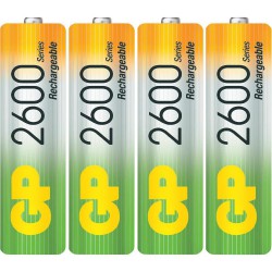 Pile rechargeable AA/HR06 2600mah 1.2V GP