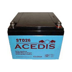 Batterie AGM étanche 12V 26 Ah / ACD STD26