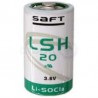 Pile lithium SAFT LSH20