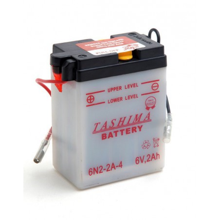 Batterie moto 6N2-2A4 6V 2Ah OU 6N2-2A4 YUASA
