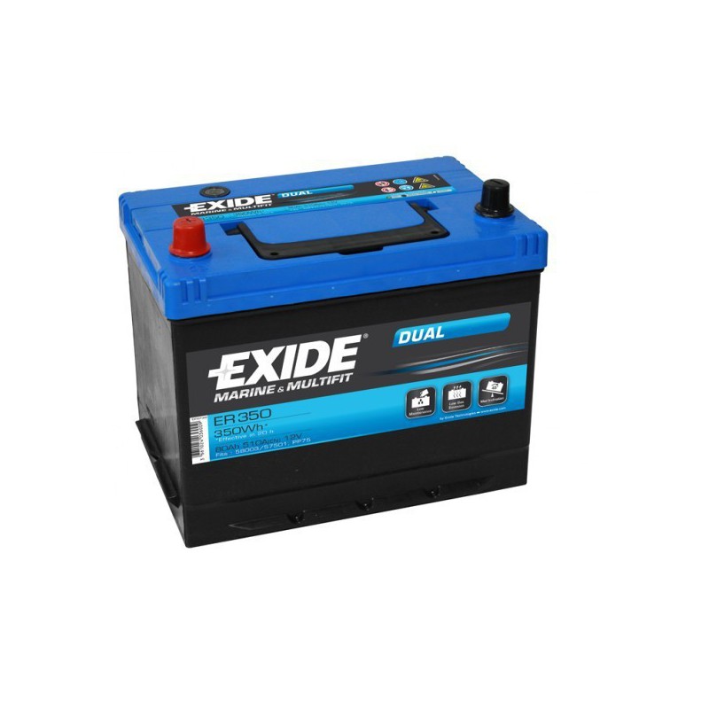 Batterie EXIDE ER350 marine 12V 80ah