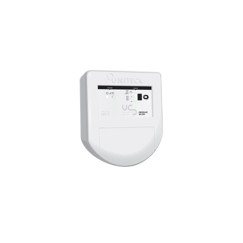 Régulateur de charge solaire 12V/24V - 20A - double batterie