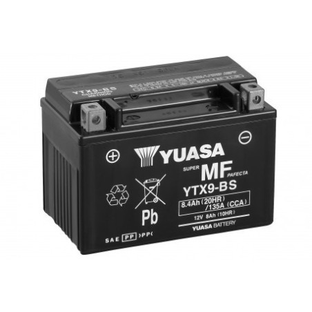 YTX9BS  Batterie moto YUASA  