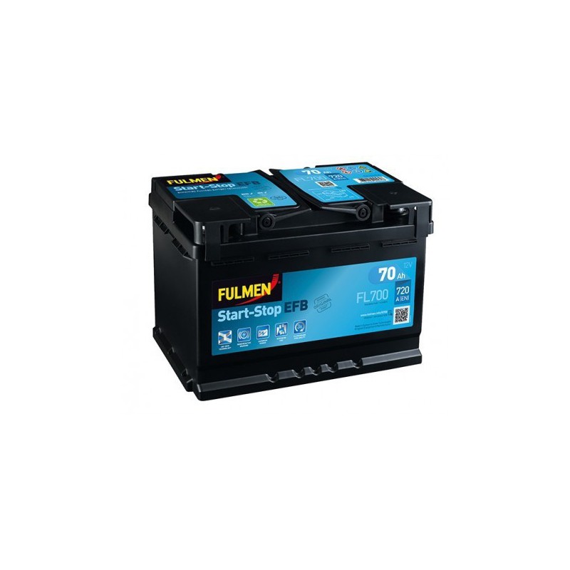 Batterie de démarrage FL700 ou EL700 ou TL700 12V 70Ah 630A