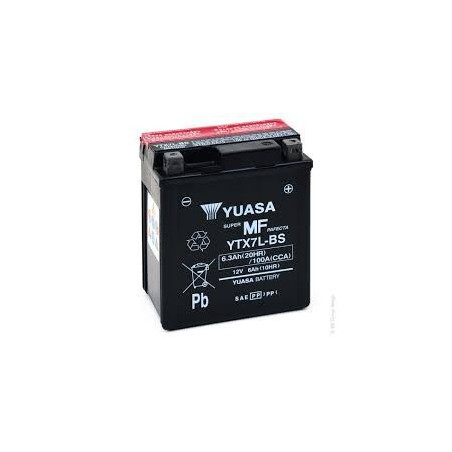 YTX7LBS YUASA 12V 6AH