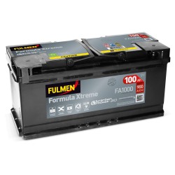 Batterie démarrage Fulmen FA1000 12V 100Ah 900A