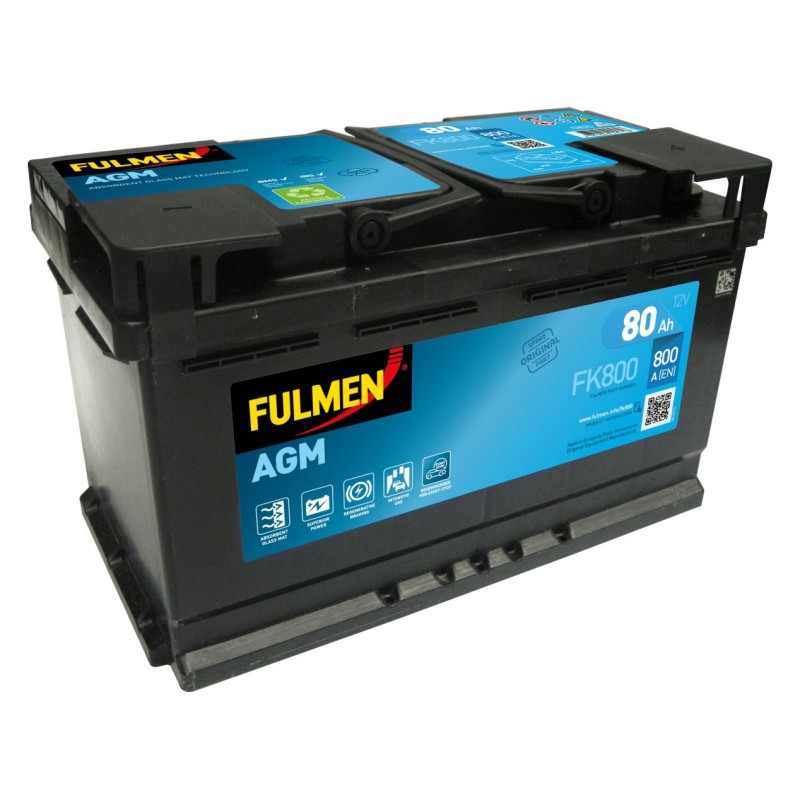 Batterie de démarrage FK800 12V 80Ah 800A