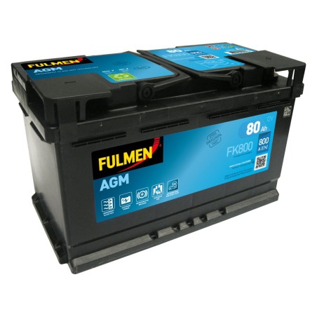 Batterie de démarrage FK800 12V 80Ah 800A