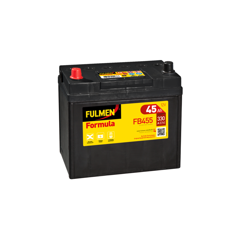 Batterie de démarrage FB455 Fulmen 12V 45Ah 300A