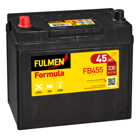Batterie de démarrage FB455 Fulmen 12V 45Ah 300A