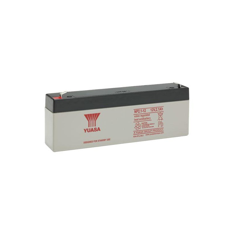 Batterie AGM étanche 12 V 2.1 AH YUASA NP2.1-12