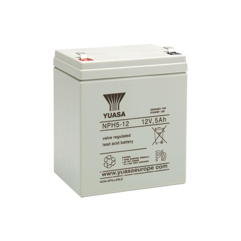 Batterie AGM étanche 12 V 5 AH YUASA NPH5-12