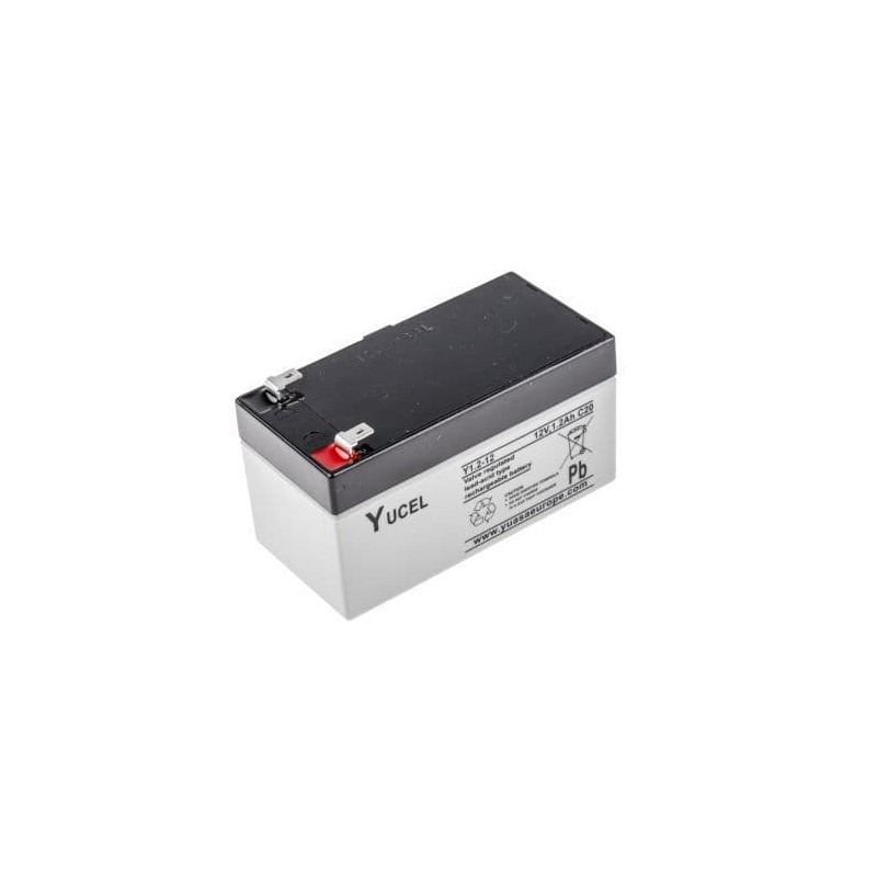 Batterie AGM étanche 12 V 1.2 AH YUVOLT OU YUCEL Y1.2-12