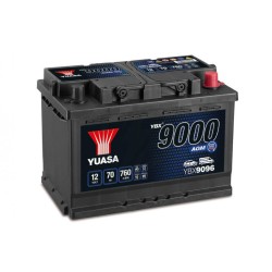 YUASA YBX9096 AGM START&STOP L3D 70 AH 760 A