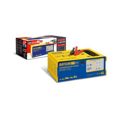 Chargeur GYS de batterie automatique 6V/12V/24V à micro processeur batium 7-24