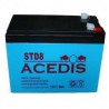 Batterie AGM étanche 12V 7,6 Ah / ACD STD8 ou YUCEL Y712FR